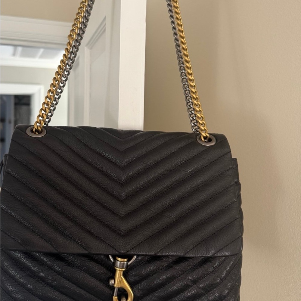 Rebecca minkoff Black Quilted Leather Shoulder Bag